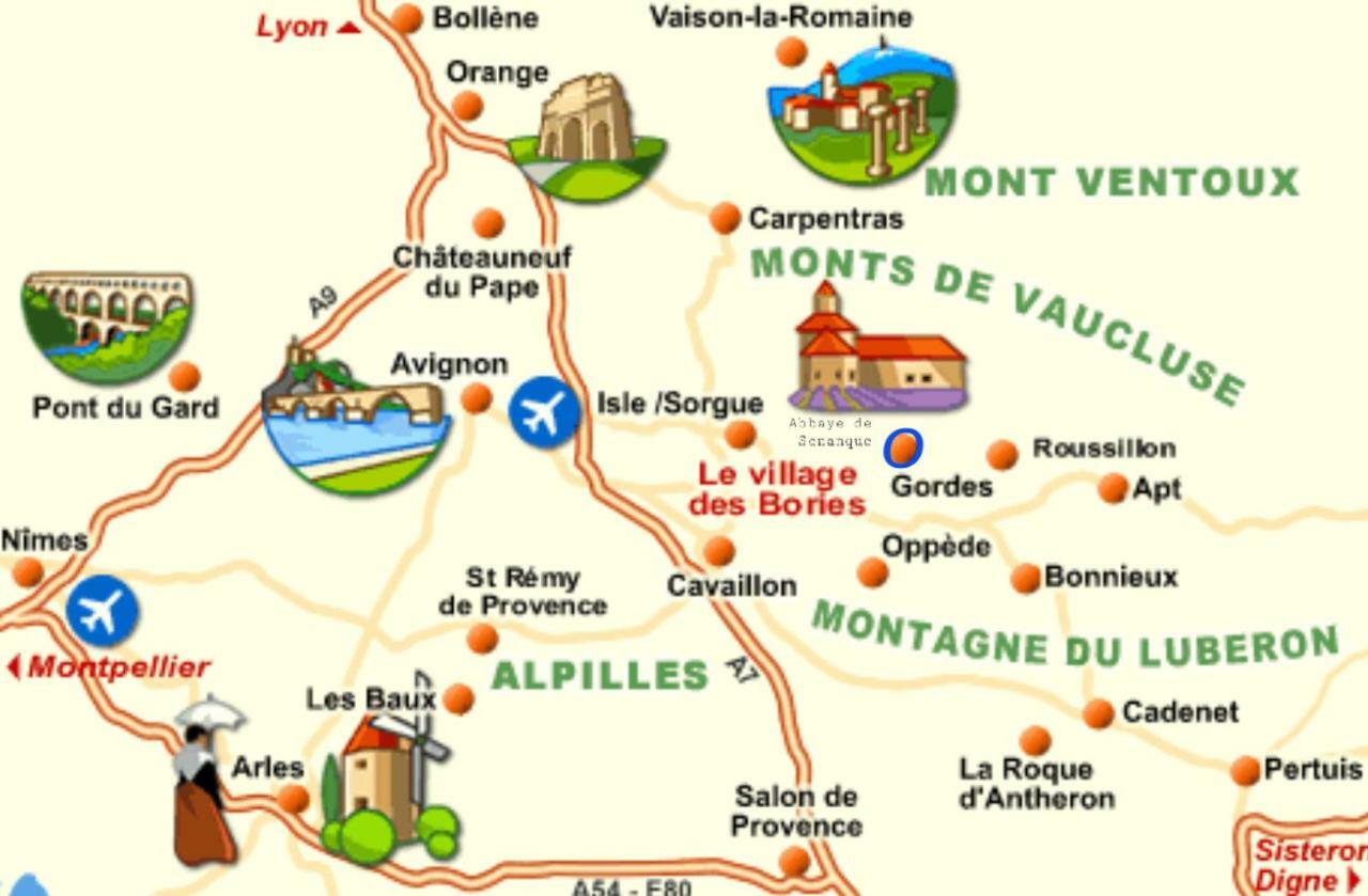 La Petite Galejade Villa Gordes Kültér fotó